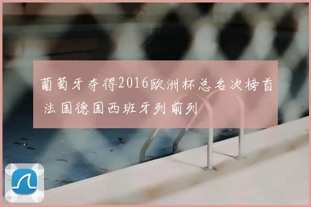 葡萄牙夺得2016欧洲杯总名次榜首 法国德国西班牙列前列